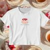 Strawberry Shortcake Cropped Baby Tee Y2K Aesthetic Streetwear Top