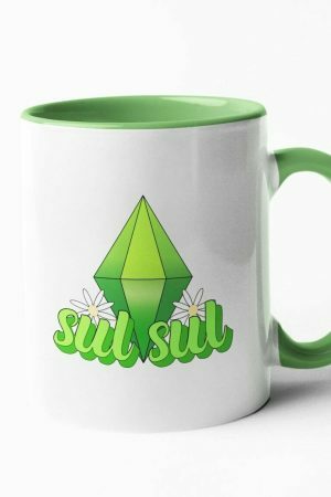 Sul Sul Daisy Plumbob Y2K Aesthetic Streetwear Gamer Mug