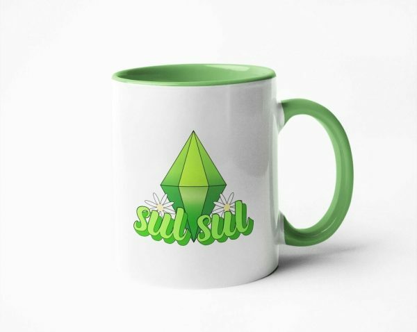 Sul Sul Daisy Plumbob Y2K Aesthetic Streetwear Gamer Mug