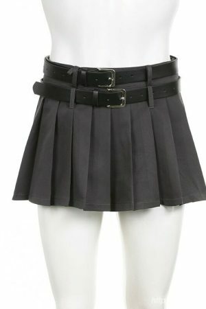 Vintage Korean Y2K High Waist Streetwear Shorts Skirts