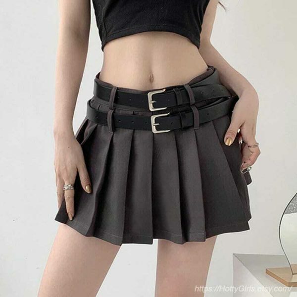 Vintage Korean Y2K High Waist Streetwear Shorts Skirts