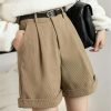 Vintage Wide Leg High Waist Shorts - Retro Y2K Streetwear Fashion