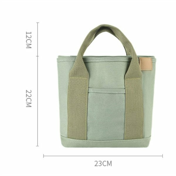 Vintage Y2K Canvas Bag | Large Capacity Streetwear Tote