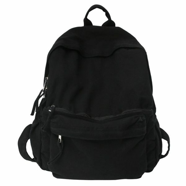 Vintage Y2K Streetwear Backpack - Casual Laptop Bag