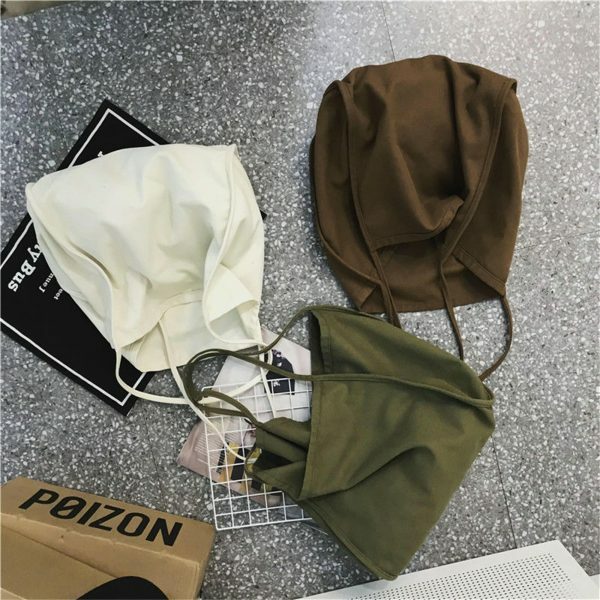 Vintage Y2K Streetwear Canvas Shoulder Bag