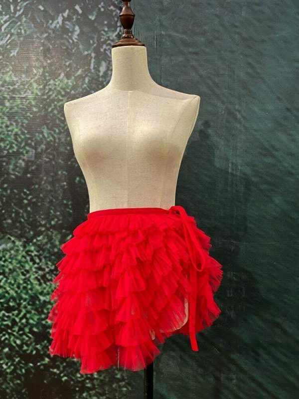 Y2K Aesthetic Balletcore Tulle Tutu Skirt - Streetwear Dance Costume