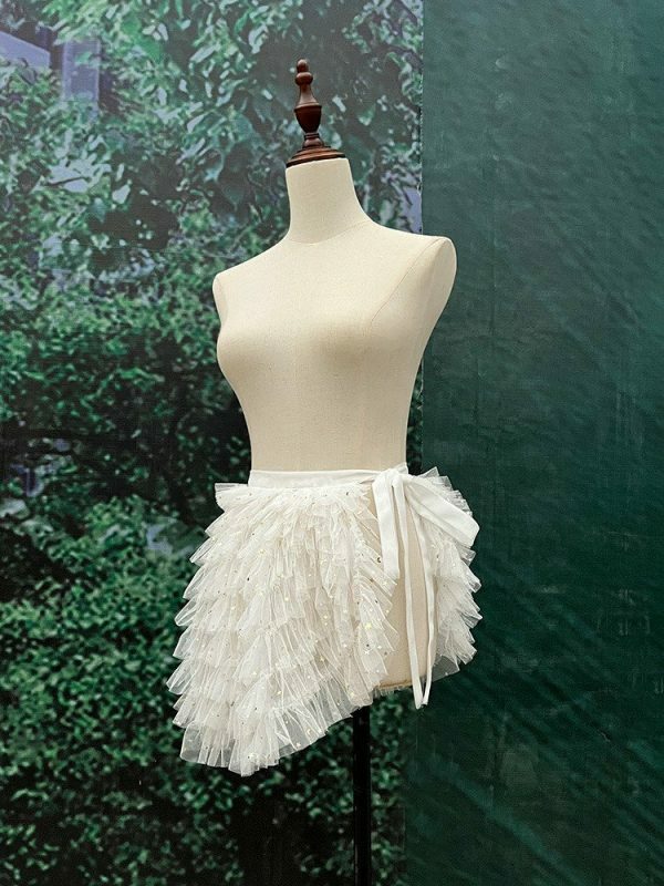 Y2K Aesthetic Balletcore Tulle Tutu Skirt - Streetwear Dance Costume