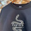 Y2K Aesthetic Black Sweatshirt Inspired by Rep Album - Perfect Gift for Swifties Fan