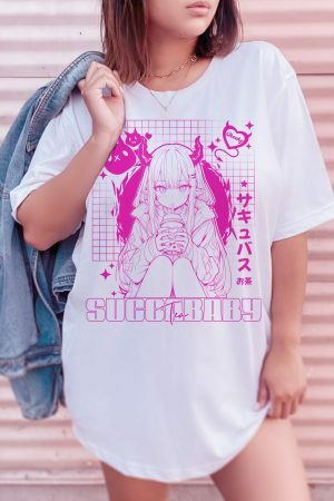 Y2K Aesthetic Bubble Tea Lover Shirt - Trendy Streetwear Anime Gift