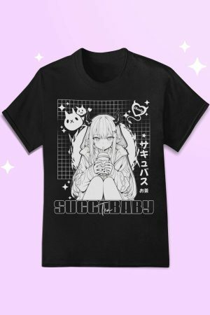 Y2K Aesthetic Bubble Tea Lover Shirt - Trendy Streetwear Anime Gift