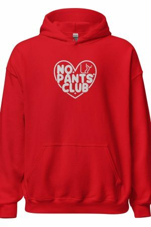 Y2K Aesthetic Heart Embroidered Hoodie - Trendy Streetwear Sweatshirt