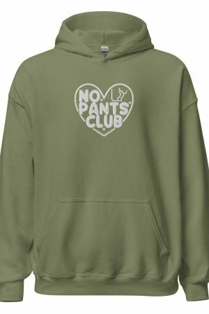 Y2K Aesthetic Heart Embroidered Hoodie - Trendy Streetwear Sweatshirt