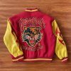 Y2K American Lion Embroidered Streetwear Bomber Jacket