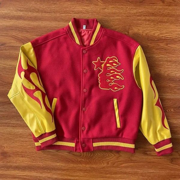 Y2K American Lion Embroidered Streetwear Bomber Jacket