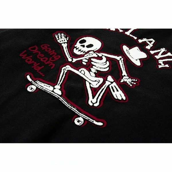 Y2K American Skull Patchwork Streetwear Jacket