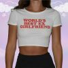 Y2K Angel Baby Ex Girlfriend Crop Top - Slogan Tee for Baddie Style