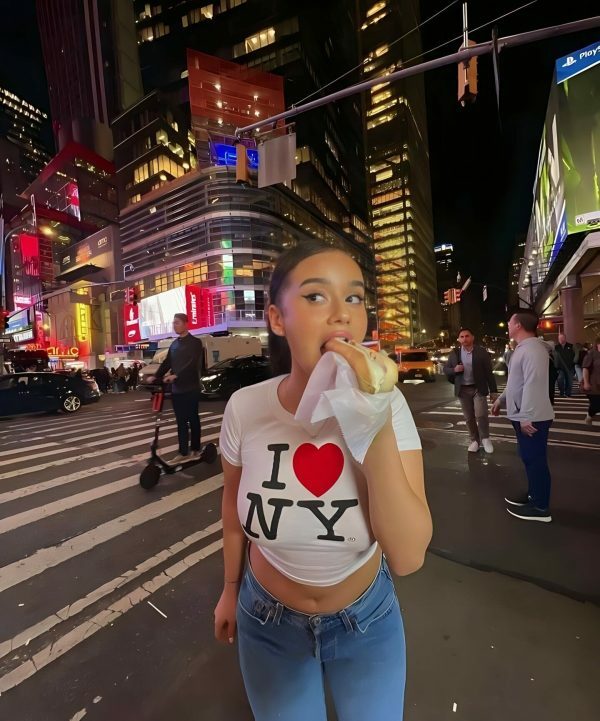 Y2K Angel Baby I Heart NY Crop Top - Custom Love Shirt 90s 2000s New York