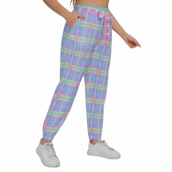 Y2K Animal Crossing Peach Pants for Gamer Girls