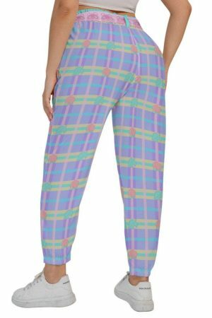 Y2K Animal Crossing Peach Pants for Gamer Girls