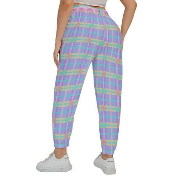 Y2K Animal Crossing Peach Pants for Gamer Girls