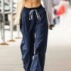 Y2K Baggy Cargo Pants Low Waist Wide Leg Trousers Vintage Streetwear Women