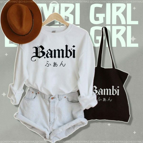 Y2K Bambi Sweatshirt - Streetwear Japanese Gothic Gamer Aesthetic