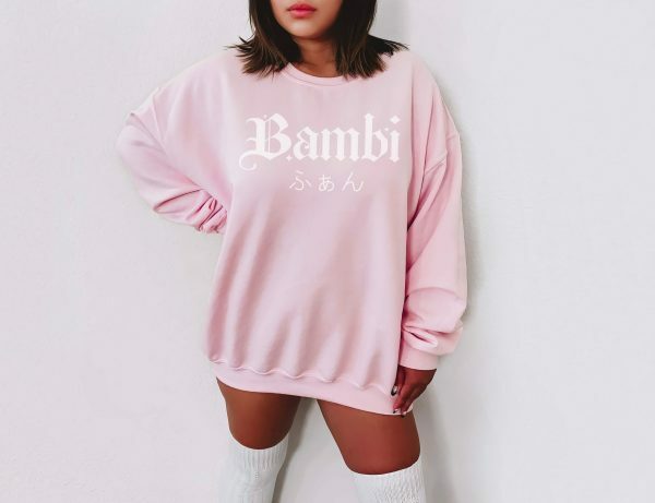 Y2K Bambi Sweatshirt - Streetwear Japanese Gothic Gamer Aesthetic