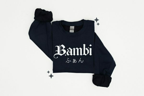 Y2K Bambi Sweatshirt - Streetwear Japanese Gothic Gamer Aesthetic