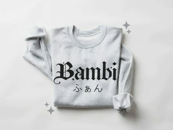 Y2K Bambi Sweatshirt - Streetwear Japanese Gothic Gamer Aesthetic