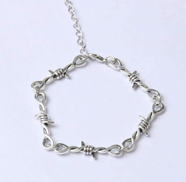 Y2K Barbed Wire Stainless Steel Jewelry Set