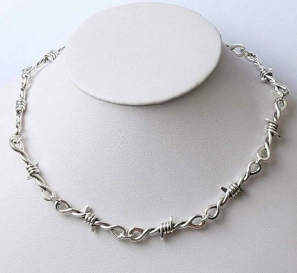 Y2K Barbed Wire Stainless Steel Jewelry Set