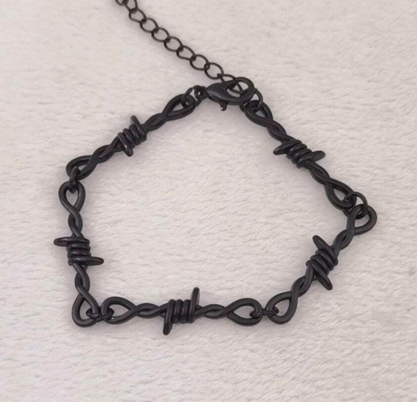 Y2K Barbed Wire Stainless Steel Jewelry Set