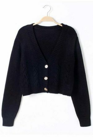 Y2K Beige Knitted Cardigan, Korean Streetwear Style