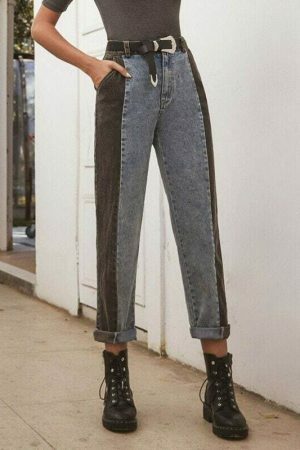 Y2K Blue Custom Made Street Style Women's Jeans - Sexy Lolita Aesthetic