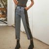 Y2K Blue Custom Made Street Style Women's Jeans - Sexy Lolita Aesthetic