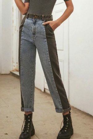 Y2K Blue Custom Made Street Style Women's Jeans - Sexy Lolita Aesthetic