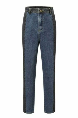 Y2K Blue Custom Made Street Style Women's Jeans - Sexy Lolita Aesthetic