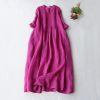 Y2K Bohemian Linen Wedding Dress, Streetwear Fairy Long Dress