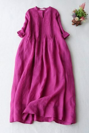 Y2K Bohemian Linen Wedding Dress, Streetwear Fairy Long Dress