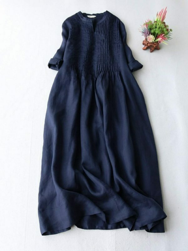 Y2K Bohemian Linen Wedding Dress, Streetwear Fairy Long Dress