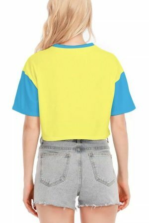 Y2K Butterfly Gamer Girl Streetwear Crop Top