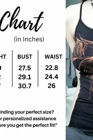 Y2K Butterfly Graphic Sleeveless Camisole - Women's Streetwear Fashion