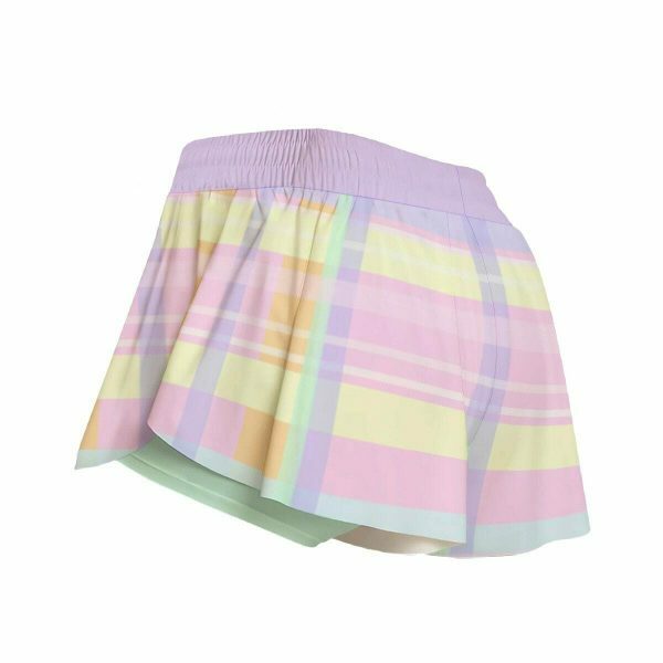 Y2K Candycore Mochi Snack Flowy Shorts - Pastel Alt Streetwear