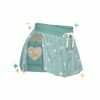 Y2K Cat Eyes Flowy Pocket Shorts - Vibrant Sage Aesthetic