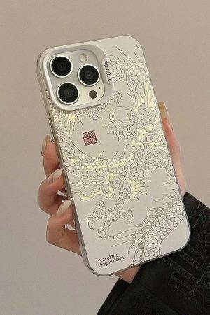 Y2K Chinese Dragon Streetwear iPhone Case