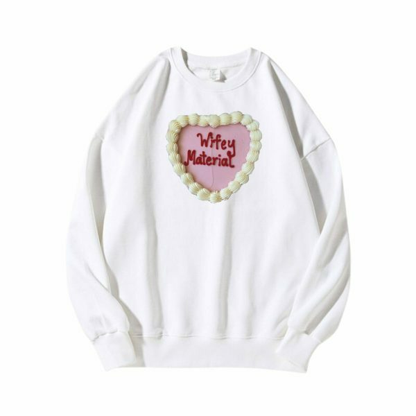 Y2K Coquette Girly Dollcore Aesthetic Crewneck Sweatshirt