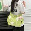 Y2K Corduroy Crossbody Shoulder Messenger Bag Cute Girl Christmas Gift