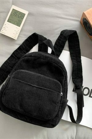 Y2K Corduroy Mini Backpack | Lightweight Streetwear Sling Bag