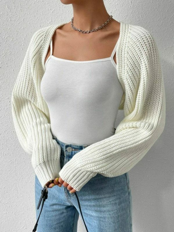 Y2K Crochet Knitted Fishnet Crop Top Streetwear Aesthetic Harajuku Hollow Out Smock Jumper