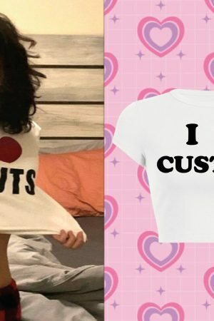 Y2K Custom I Heart Baby Tee, DIY Pedro Pascal Shirt - Gift for Her